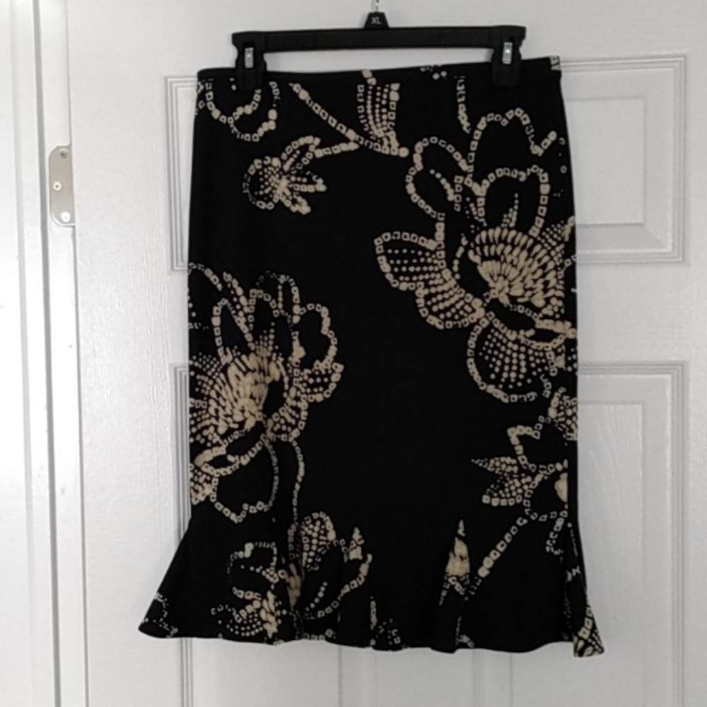 Express knee high pencil skirt with flare